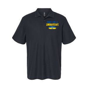 Fight Like A Ukrainian I Stand With Ukraine Support Trident Flag Softstyle Adult Sport Polo