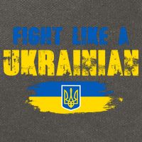 Fight Like A Ukrainian I Stand With Ukraine Support Trident Flag Cotton Canvas Backpack