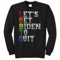 Funny LGBTQ Anti Biden Let's Get Biden To Quite Sweatshirt