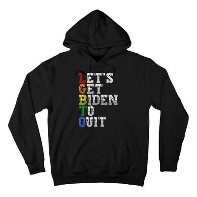 Funny LGBTQ Anti Biden Let's Get Biden To Quite Tall Hoodie