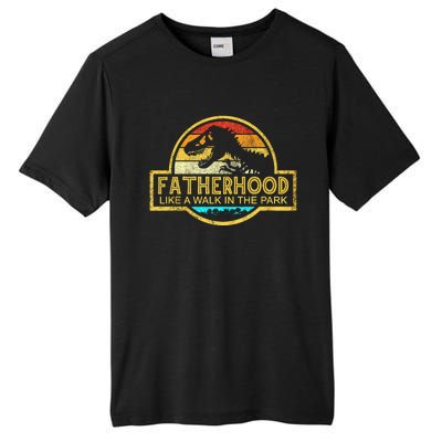 Fatherhood Like A Walk In The Park Tall Fusion ChromaSoft Performance T-Shirt