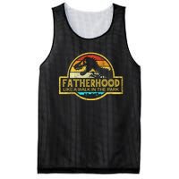 Fatherhood Like A Walk In The Park Mesh Reversible Basketball Jersey Tank