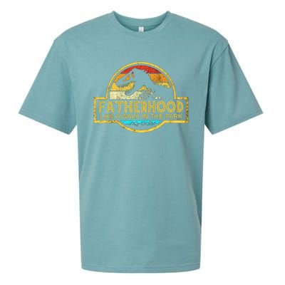 Fatherhood Like A Walk In The Park Sueded Cloud Jersey T-Shirt