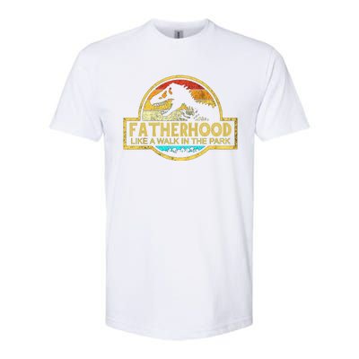 Fatherhood Like A Walk In The Park Softstyle CVC T-Shirt