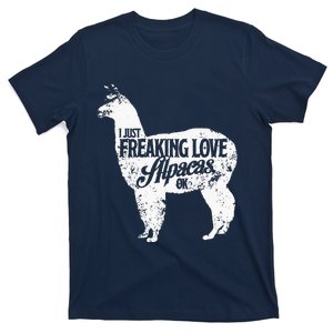 Freaking Love Alpacas Llama T-Shirt