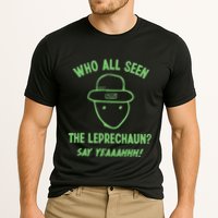 Funny Leprechaun Amateur Sketch Meme Irish St Patricks Day Cooling Performance Crew T-Shirt