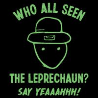 Funny Leprechaun Amateur Sketch Meme Irish St Patricks Day Cooling Performance Crew T-Shirt