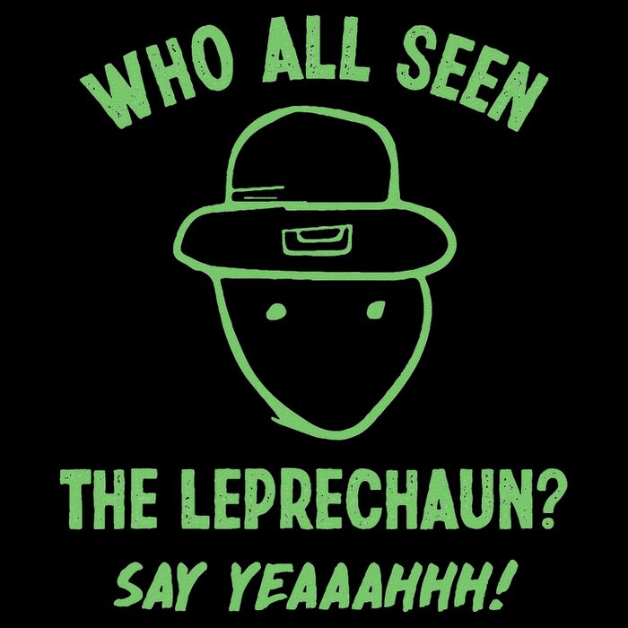 Funny Leprechaun Amateur Sketch Meme Irish St Patricks Day Cooling Performance Crew T-Shirt