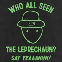 Funny Leprechaun Amateur Sketch Meme Irish St Patricks Day 11oz C Handle Ceramic Mug