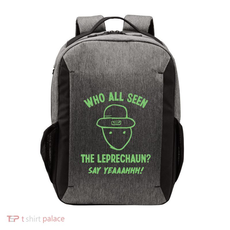 Funny Leprechaun Amateur Sketch Meme Irish St Patricks Day Vector Backpack