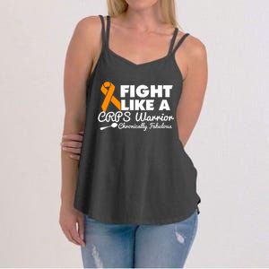 Fight Like A Crps Warrior Great Gift Women's Strappy Tank