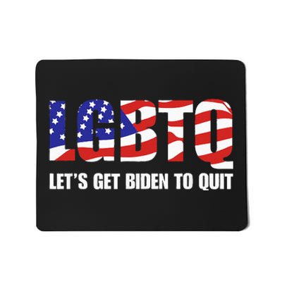 Funny LGBTQ Anti Biden Let's Get Biden To Quite Mousepad