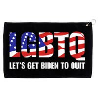 Funny LGBTQ Anti Biden Let's Get Biden To Quite Grommeted Golf Towel