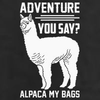 Funny Llama Adventure Alpaca My Bags Travel Adult Drive Performance Visor