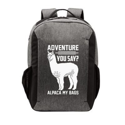 Funny Llama Adventure Alpaca My Bags Travel Vector Backpack