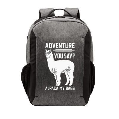 Funny Llama Adventure Alpaca My Bags Travel Vector Backpack