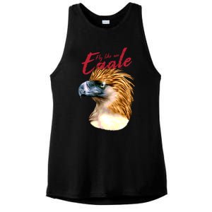 Fly Like An Eagle Ladies PosiCharge Tri-Blend Wicking Tank