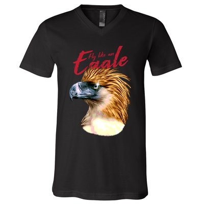 Fly Like An Eagle V-Neck T-Shirt