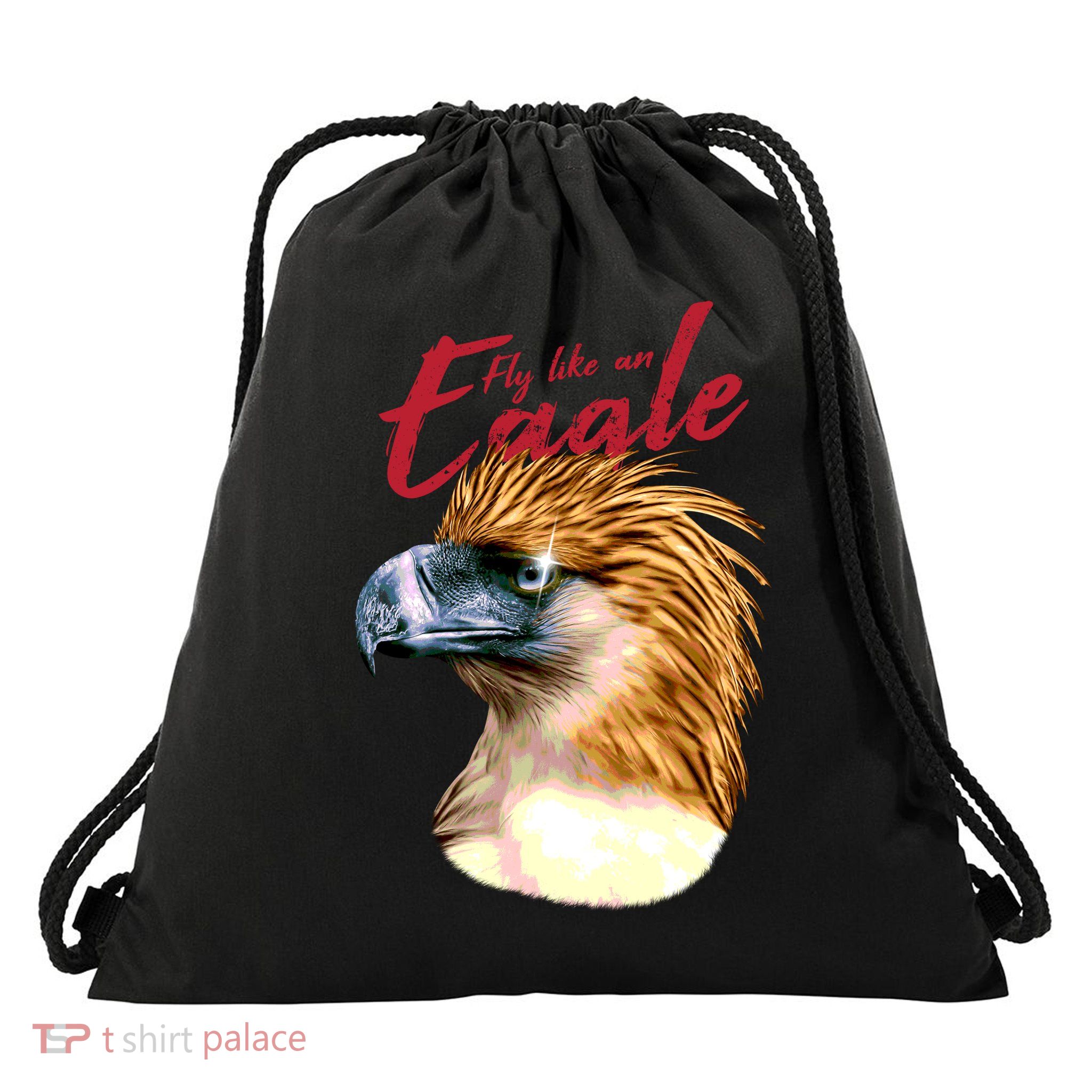 Fly Like An Eagle Drawstring Bag