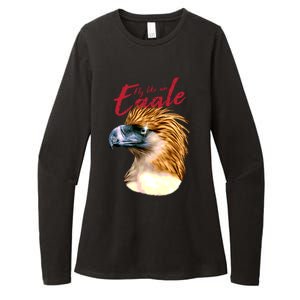 Fly Like An Eagle Womens CVC Long Sleeve Shirt