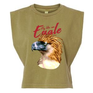 Fly Like An Eagle Garment-Dyed Women's Muscle Tee