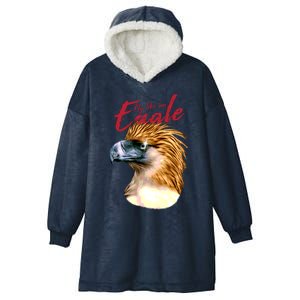 Fly Like An Eagle Hooded Wearable Blanket