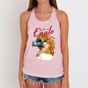 Fly Like An Eagle Women's Knotted Racerback Tank