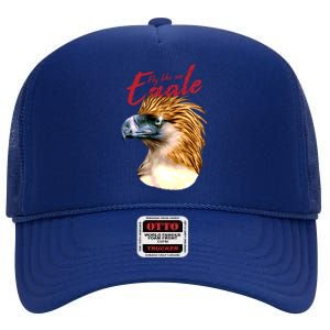 Fly Like An Eagle High Crown Mesh Back Trucker Hat