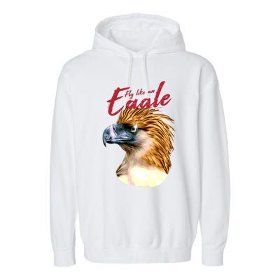 Fly Like An Eagle Garment-Dyed Fleece Hoodie