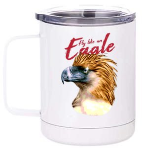 Fly Like An Eagle 12 oz Stainless Steel Tumbler Cup