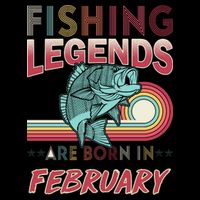 Fishing Legends Are Born In February Backpack