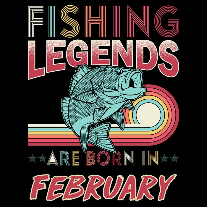 Fishing Legends Are Born In February Backpack