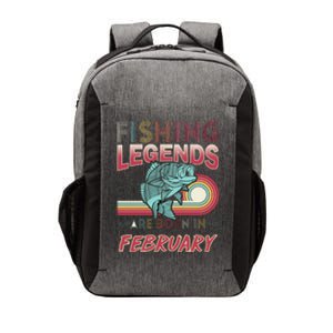 Fishing Legends Are Born In February Vector Backpack