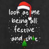 Funny Look At Me Being All Festive and Shits  Adult Drive Performance Visor