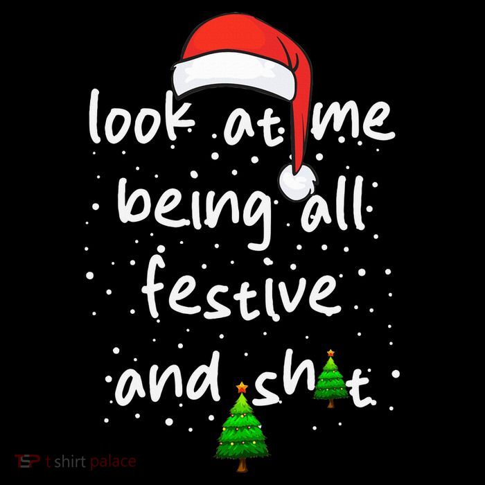 Funny Look At Me Being All Festive and Shits  Bucket Hat