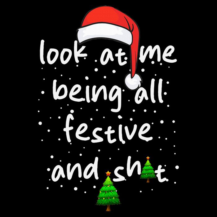 Funny Look At Me Being All Festive and Shits  Youth Performance Sprint T-Shirt