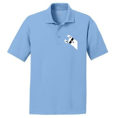 Funny Llama Alpaca With Sunglasses PosiCharge RacerMesh Polo