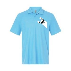 Funny Llama Alpaca With Sunglasses Softstyle Adult Sport Polo