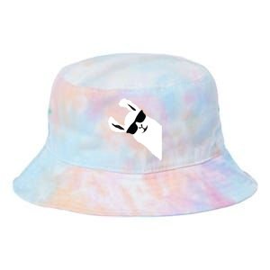 Funny Llama Alpaca With Sunglasses Tie Dye Newport Bucket Hat