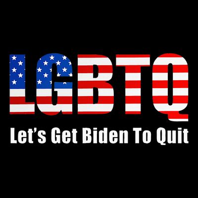 Funny Lgbtq Anti Biden Lets Get Biden To Quit T-Shirt