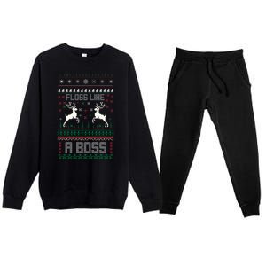 Floss Like A Boss Premium Crewneck Sweatsuit Set