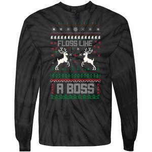 Floss Like A Boss Tie-Dye Long Sleeve Shirt