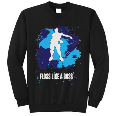 Floss Like A Boss Flossin Dance Funny Sweatshirt