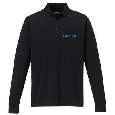 Feels Like A Penalty Box Kind Of Day Gift Performance Long Sleeve Polo