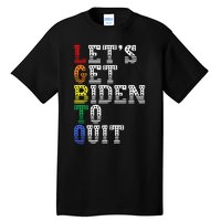 Funny LGBTQ Anti Biden Let's Get Biden To Quite Tall T-Shirt