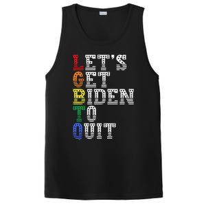 Funny LGBTQ Anti Biden Let's Get Biden To Quite PosiCharge Competitor Tank