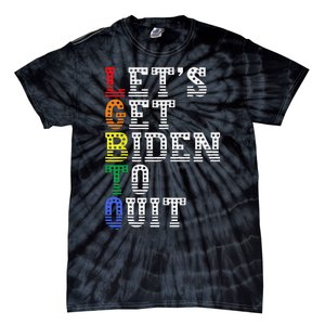 Funny LGBTQ Anti Biden Let's Get Biden To Quite Tie-Dye T-Shirt