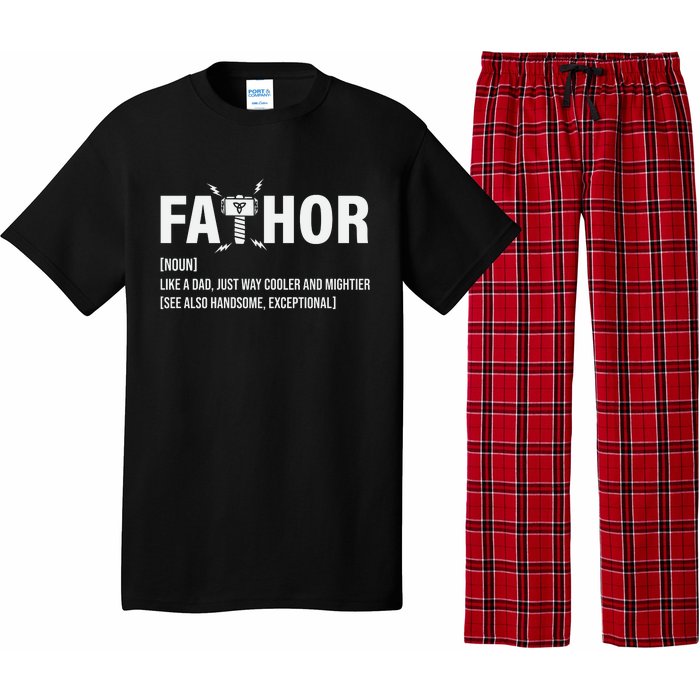 Fathor Like A Dad Just Way Cooler And Mightier Pajama Set