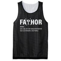 Fathor Like A Dad Just Way Cooler And Mightier Mesh Reversible Basketball Jersey Tank