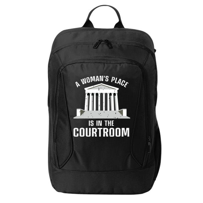 Funny Lawyer Art Women Girls Law Student Female Attorney City Backpack